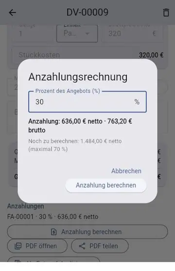 Ein neuer Auftrag: vom Angebot zur Schlussrechnung
