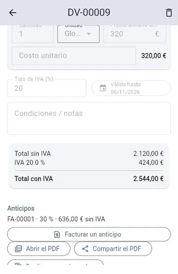 Una obra nueva: del presupuesto a la factura final